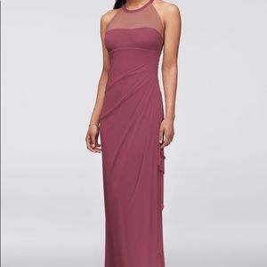 David Bridal bridesmaid/ formal dress in purple color